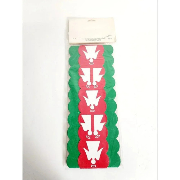 Vintage 1983 Christmas Angels Card Holder Cardboard Holds 30 Cards NIP 4… - Picture 4 of 5